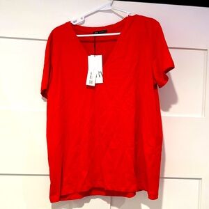 XL red Zara shirt